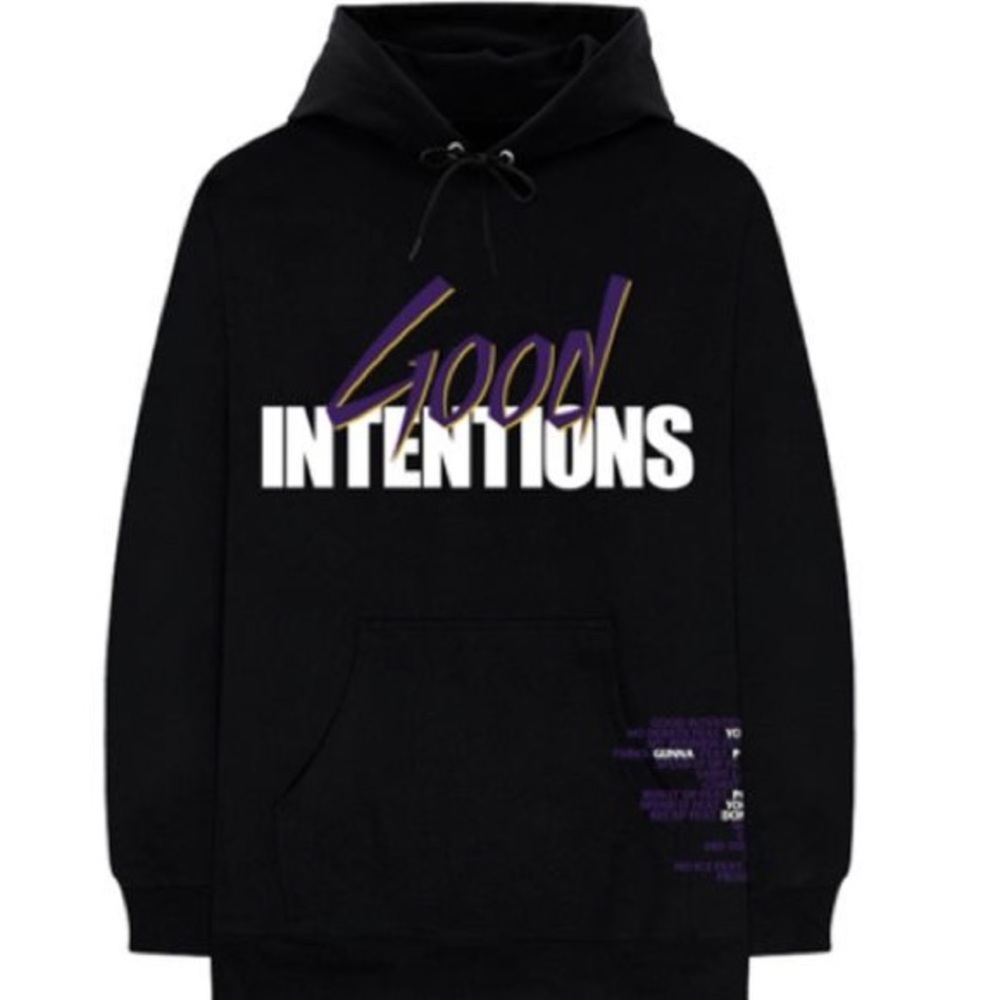 #Vlone # Nav purple dove hoodie Black